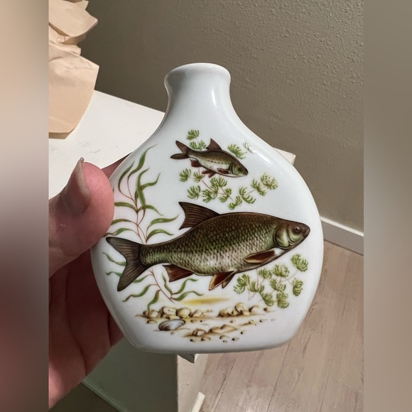 Accents Vintage Ceramic Fish Vase 3 Inches Tall Poshmark
